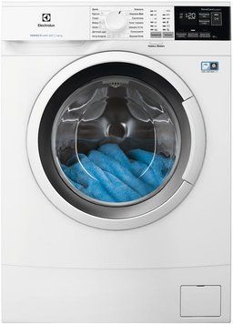 Electrolux Стиральная машина фронтальная, 6кг, 1000, A+++, 41см, дисплей, белый EW6S406WU фото