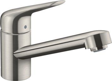 Змішувач для кухні Hansgrohe Focus M42, довж.виливу - 203мм, поворотний, 1важіль, KM100, сталь (355251)