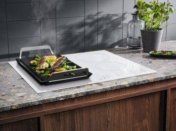 Electrolux Варочная поверхность индукционная, 60см, расширенная зона, белый LIV63431BW фото