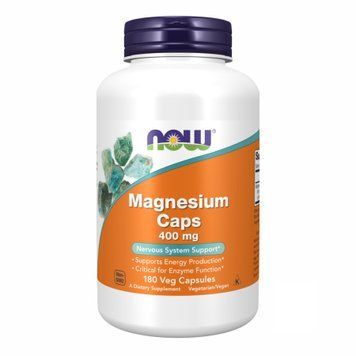 Magnesium 400mg, Now Foods, 180 vcaps Магній Now Foods 400 мг (180 капсул)