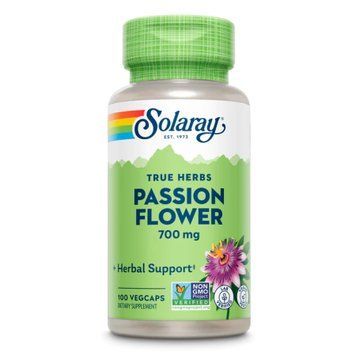 Пассифлора Solaray (Passion Flower) 700 мг 100 капсул