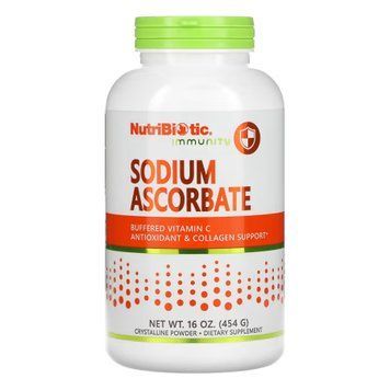 Буферизований вітамін С NutriBiotic Sodium Ascorbate Powder 454 г