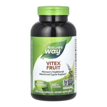 Вітекс, Авраамове дерево, Vitex Fruit, Nature's Way, 400 мг, 320 капсул
