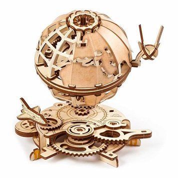 Деревянный механический 3D конструктор Ugears Глобус (70128) dt_93603 фото