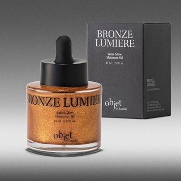 Олія для тіла з ефектом мерехтіння Objet by Kundal Satin Glow Shimmer Oil Bronze Lumier 45ml