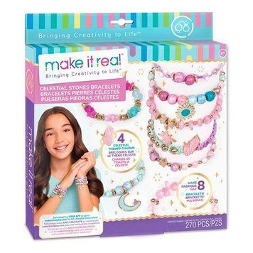 Набор для создания шарм-браслетов Make it Real Небесные камешки 270 эл. (MR1322) dt_80264 фото