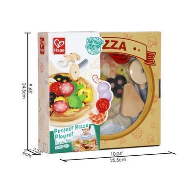 Игрушечные продукты Hape Пицца из дерева (E3173) dt_28452 фото