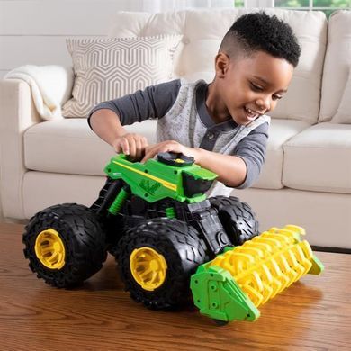 Игрушечный комбайн John Deere Kids Monster Treads 45 см с молотилкой и большими колесами (47329) dt_14113 фото