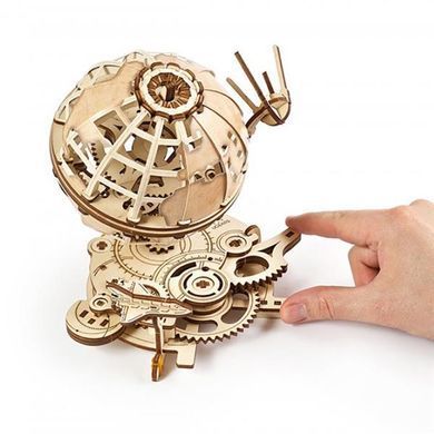 Деревянный механический 3D конструктор Ugears Глобус (70128) dt_93603 фото