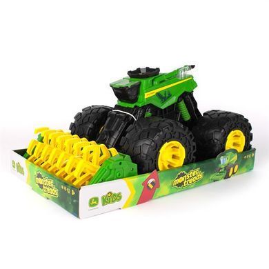 Игрушечный комбайн John Deere Kids Monster Treads 45 см с молотилкой и большими колесами (47329) dt_14113 фото