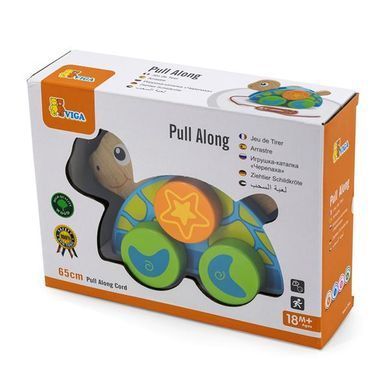 Дерев'яна каталка Viga Toys Черепаха (50080) dt_629 фото