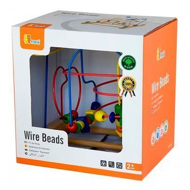 Пальчиковий лабіринт Viga Toys Намистини і фігурки (58374) dt_857 фото
