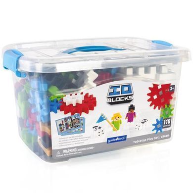 Конструктор Guidecraft IO Blocks Tabletop System з доповненою 3d реальністю, 118 деталей (G9640) dt_2224 фото