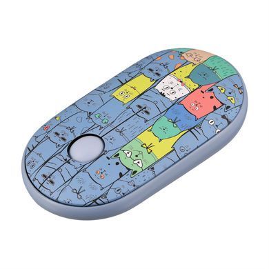 2E Мышь MF300 PETS:CATS Silent WL BT, синий 2E-MF300WPETSBL фото