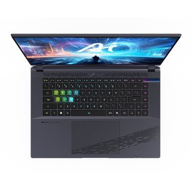 Gigabyte Ноутбук 16X 16.0 QHD 165Hz, Intel i7-13650HX, 16GB, F1TB, NVD4060-8, W11, черный AORUS_16X_9KG-43UAC54SH фото