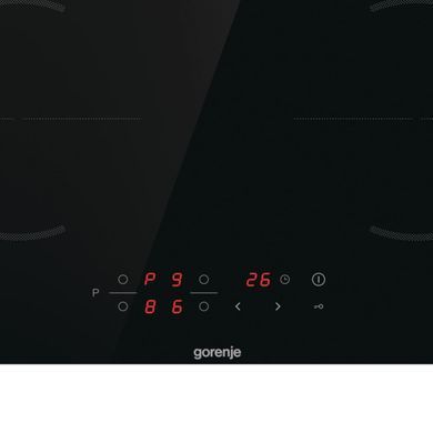 Gorenje Варильна поверхня індукційна, 60см, PowerBoost, TouchControl, чорний (379577) GI6401BSCE фото