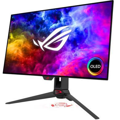 ASUS Монітор 26.5" ROG Swift PG27AQDM 2xHDMI, DP, 2xUSB, OLED, 2560x1440, 240Hz, 0.03ms, DCI-P3 99%, G-SYNC, Pivot, HDR10 (365762) 90LM08Q0-B01A70 фото