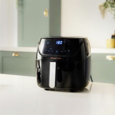 Russell Hobbs Мультипіч SatisFry Air Medium, 1350Вт, чаша-4л, сенсорне керув., алюміній/пластик,чорно-сірий (371130) 27160-56 фото