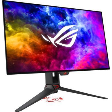 ASUS Монітор 26.5" ROG Swift PG27AQDM 2xHDMI, DP, 2xUSB, OLED, 2560x1440, 240Hz, 0.03ms, DCI-P3 99%, G-SYNC, Pivot, HDR10 (365762) 90LM08Q0-B01A70 фото