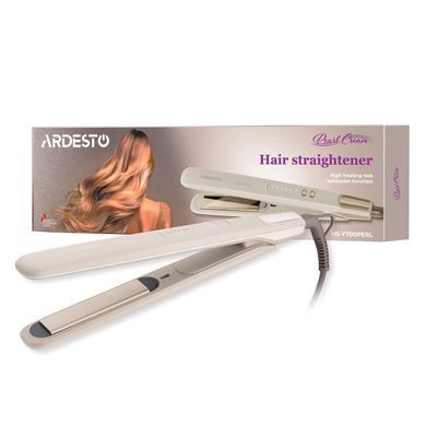 Випрямляч Ardesto Pearl Cream, 50Вт, 140-230C, кераміка, бежевий (390273) HS-Y700PERL фото