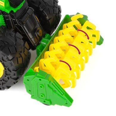 Игрушечный комбайн John Deere Kids Monster Treads 45 см с молотилкой и большими колесами (47329) dt_14113 фото