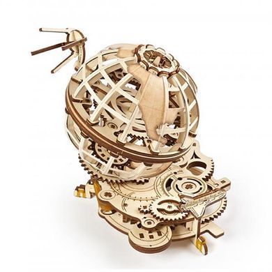Деревянный механический 3D конструктор Ugears Глобус (70128) dt_93603 фото