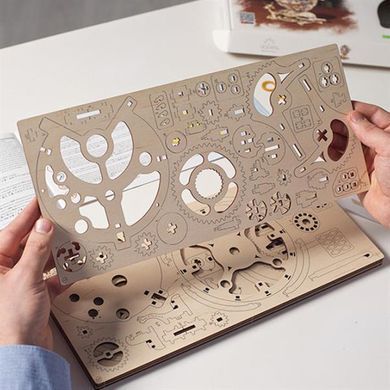 Деревянный механический 3D конструктор Ugears Глобус (70128) dt_93603 фото