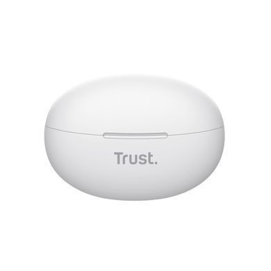 Навушники TWS Trust Yavi Earphones BT 5.3, ENC, SBC, Mic, Білий (382309) 25173_TRUST фото