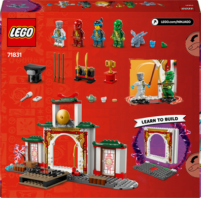 Конструктор LEGO NINJAGO Храм ніндзя Спін-джитсу 158 деталей (71831)