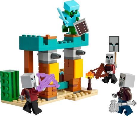 Конструктор LEGO Minecraft Пустельний патруль розбійника (389481)