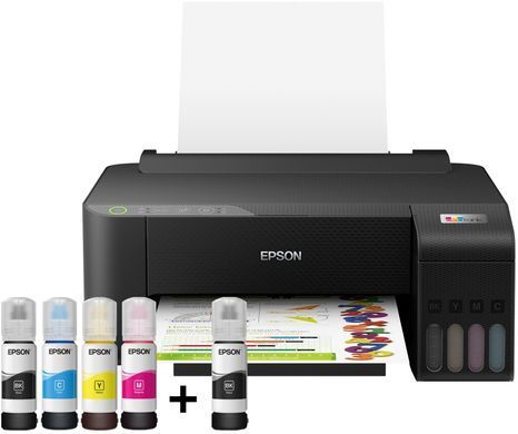 Epson Принтер ink color A4 EcoTank L1250 33_15 ppm USB Wi-Fi 4 inks (367556) C11CJ71404 фото