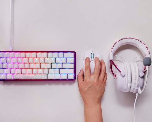 HyperX Мишь Pulsefire Haste 2 WL, White 6N0A9AA фото