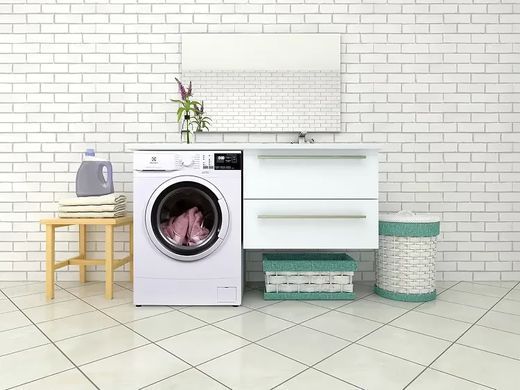 Electrolux Пральна машина фронтальна, 6кг, 1000, A+++, 41см, дисплей, білий (335489) EW6S406WU фото