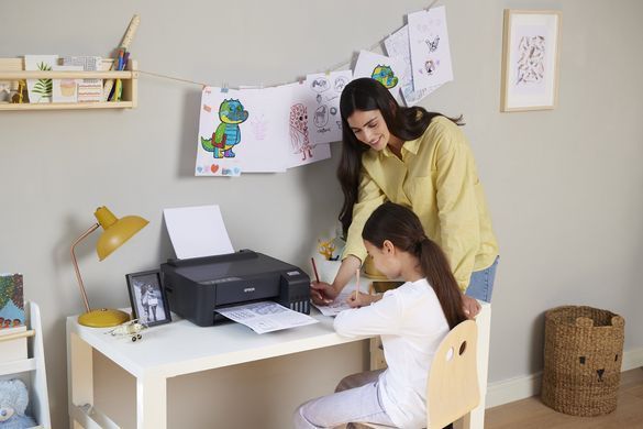 Epson Принтер ink color A4 EcoTank L1250 33_15 ppm USB Wi-Fi 4 inks (367556) C11CJ71404 фото