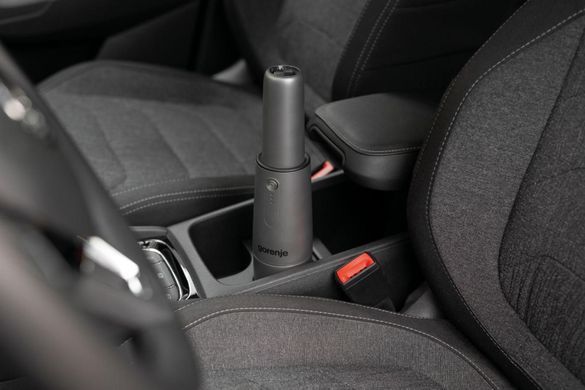 Gorenje Пилосос автомоб, 70Вт, конт пил -0.1л, автон. робота до 12хв, сірий (366025) MVC72HGA фото