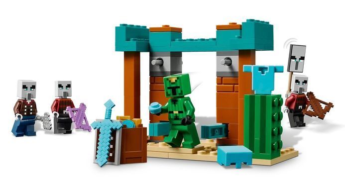 Конструктор LEGO Minecraft Пустельний патруль розбійника (389481)