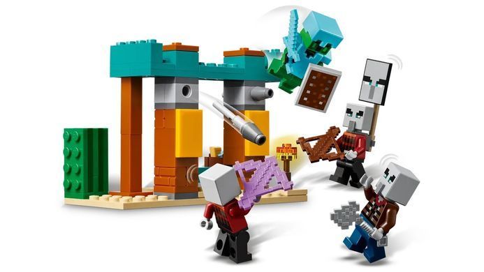 Конструктор LEGO Minecraft Пустельний патруль розбійника (389481)
