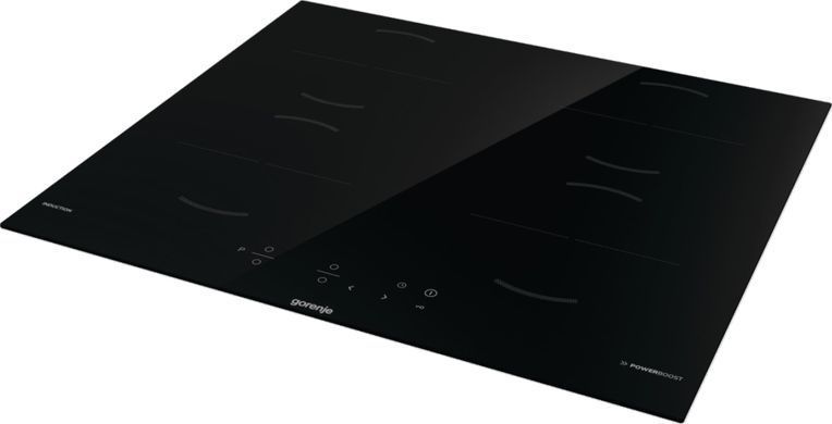 Gorenje Варильна поверхня індукційна, 60см, PowerBoost, TouchControl, чорний (379577) GI6401BSCE фото