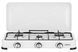 Плитка газова настільна ARDESTO GTC-NS3013W, тип газу LPG, 3 алюмін. пальника, емальован. корпус, фарбов. решітка, кришка, колір: белый (357767) GTC-NS3013W