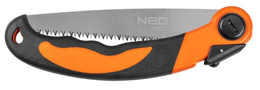 Ручная пила NEO Bushcraft 63-120, складное лезвие 21 см, сталь SK4