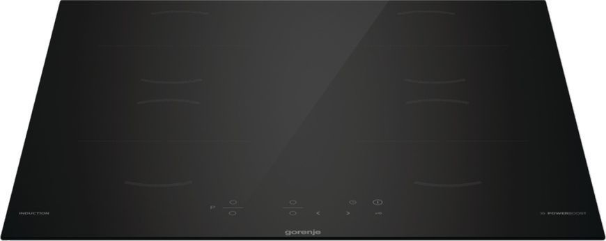 Gorenje Варильна поверхня індукційна, 60см, PowerBoost, TouchControl, чорний (379577) GI6401BSCE фото