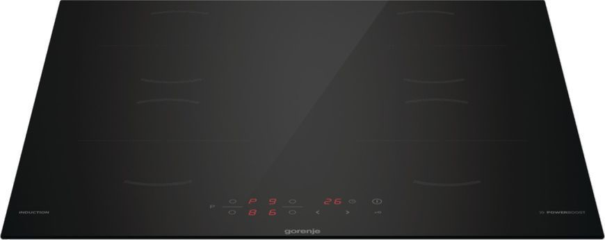Gorenje Варильна поверхня індукційна, 60см, PowerBoost, TouchControl, чорний (379577) GI6401BSCE фото