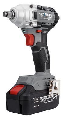 Безщітковий ударний гайковерт GRAPHITE 04-618 18 В, 330 Нм, 1/2", без акумулятора та зарядного пристрою 58G028-1 фото