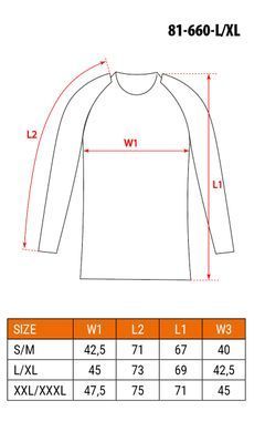 Футболка с длинным рукавом Neo Tools 81-660 L-XL