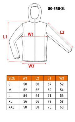 Жіноча куртка Neo Tools 80-550 softshell водонепроникна, вітронепроникна та дихаюча XL