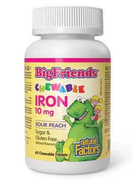 Мультивитамины для детей Natural Factors Big Friends Multi-Vitamin & Minerals, 60 жевательных таблеток