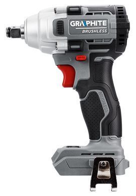 Безщітковий ударний гайковерт GRAPHITE 04-618 18 В, 330 Нм, 1/2", без акумулятора та зарядного пристрою 58G028-1 фото