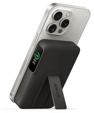 Портативний зарядний пристрій Anker MagGo 10000 mAh Qi2 15W + USB-C PD 27W Black (6962726)