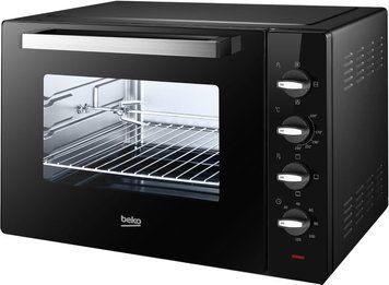 Печь электрическая Beko 60л, 2000Вт, механич., конвенция, черная (382475) BMOF60B фото