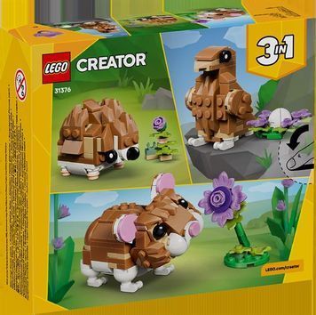 Конструктор LEGO Creator Волшебный хомяк с цветком 166 Деталей (31376) dt_186516 фото